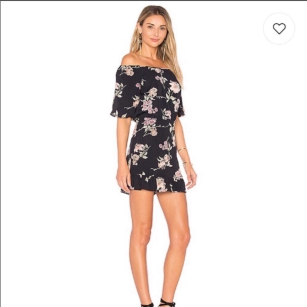 Flynn Skye Kristina Floral Print Mini Dress NWT